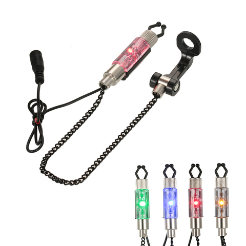 Iron Carp Fishing Bite Alarm Hanger Swinger LED Illuminated Indicator Durable Fish Tools Accessories fishing tool ► Photo 1/1
