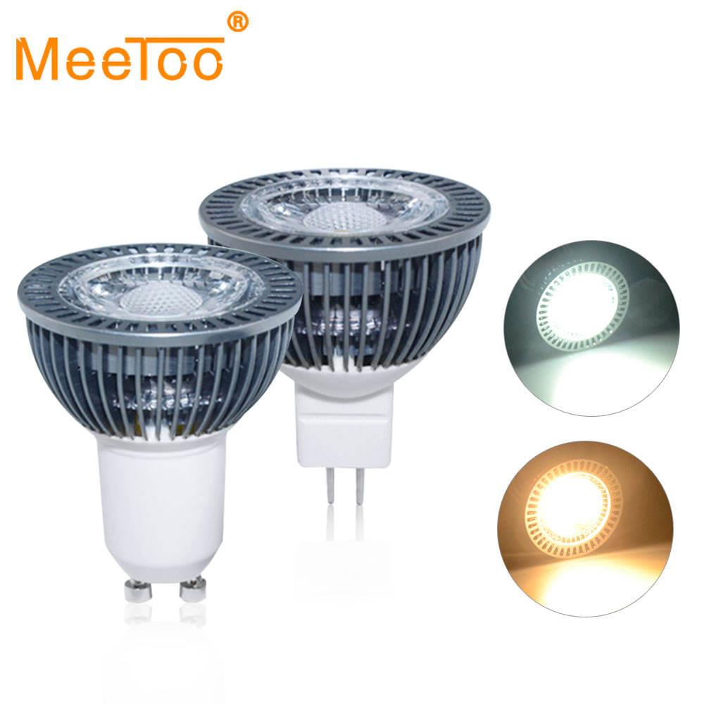 GU10 MR16 LED Spotlight Lamps Cool white Warm White Bulbs 110V 220V 4W 6W 8W 