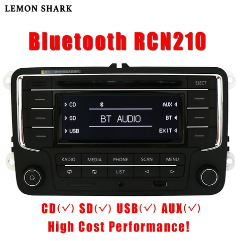 Car Radio CD Player Stereo RCN210 RCD320 MP3  SD Card AUX Canbus Bluetooth For VW Passat B6 CC B7 Golf 5 6 Jetta MK5 MK6 Tiguan ► Photo 1/6