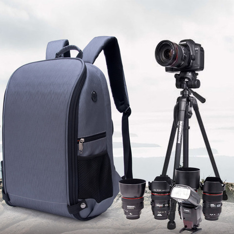 Waterproof DSLR Backpack Camera Backpack Bag Anti-theft Foldable Large Capacity Photography Tablet Bag Outdoor For Canon Nikon ► Photo 1/6