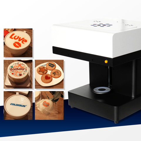 Selfie-Printing Coffee Machines : Edible Ink