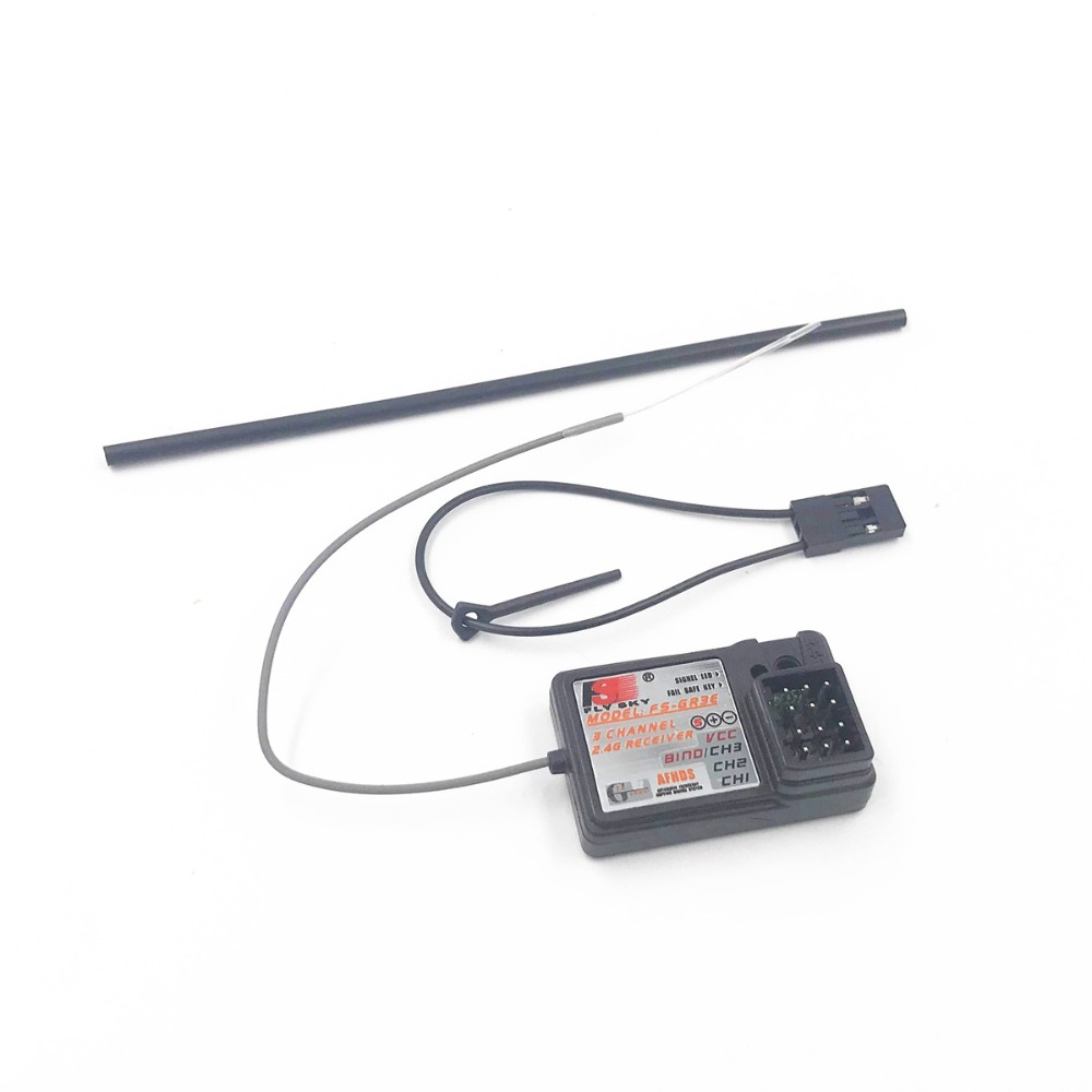 FS-GT3B 2.4G 3 Channel Transmitter Receiver With Fail-Safe For RC Car Boat 
