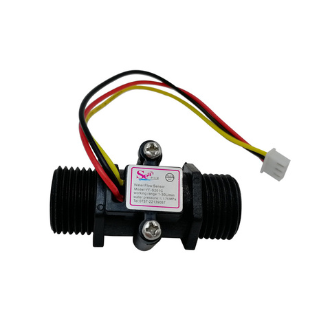 Black /Transparenc Water Flow Sensor Switch G1/2