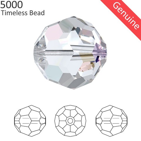 (1 piece) 100% Original Crystal from Swarovski 5000 Timeless round Bead rhinestone made in Austria for DIY bracelet jewelry ► Photo 1/5