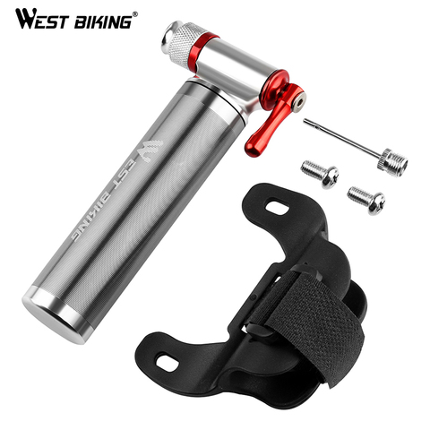 WEST BIKING Bicycle Mini Pump CO2 Inflator Insulated Sleeve Air Cycling MTB Bike Bicycle Pump Ball Pump Bike Bicycle Accessories ► Photo 1/6