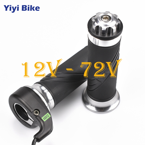 Bicicleta Electrica Twist Throttle 12V - 72V For Electric Bicycle Scooter Motorcycle Speed Gas Handle Throttle Accelerator Kit ► Photo 1/5