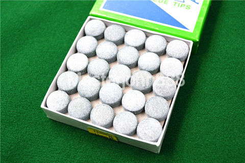 T 50pcs Glue-on Pool Billiards Snooker Cue Tips 13mm Free Shipping Wholesales ► Photo 1/5