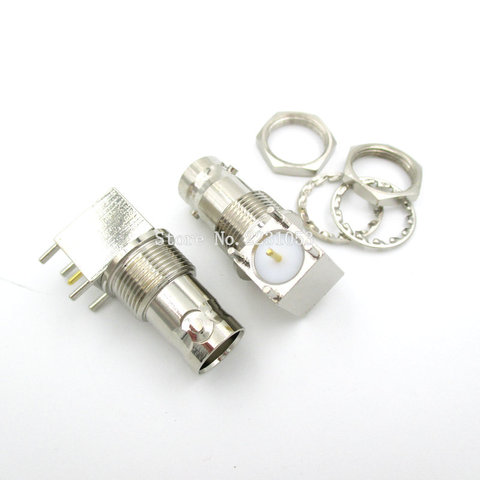 2PCS/LOT BNC-KWE BNC connector BNC Sockets video monitoring socket PCB elbow plank ► Photo 1/1