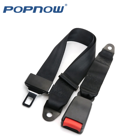 2 Points Car Auto Seat Seatbelt Universal Seat Belts Adjustable Extension BuckletTruck Seat Safety Belt Car Accessories ► Photo 1/6