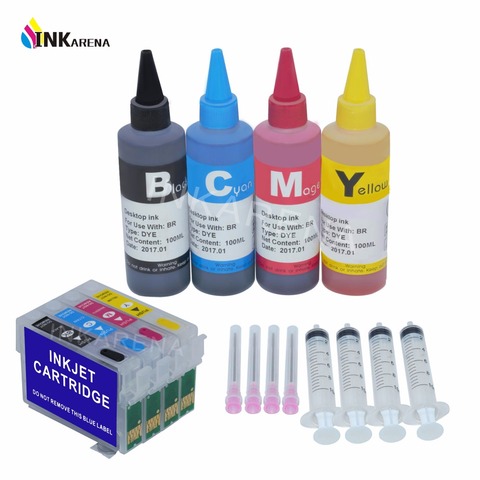 100ml Bottle Refill Dye Ink +73N T0731 Ink Cartridge for EPSON CX3900 CX5900 CX4900 TX100 TX110 TX200 TX210 TX400 TX410 Printer ► Photo 1/6
