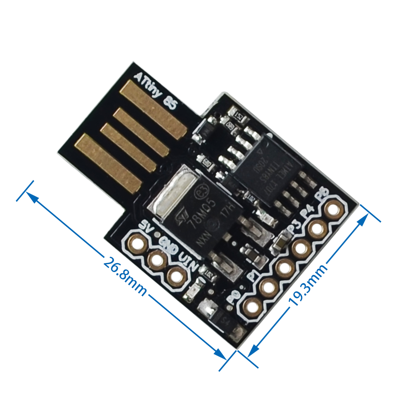 1PCS Mini ATTINY 85 Micro USB Development Board for Digispark Kickstarter 
