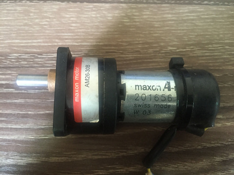Used Swiss MAXON Coreless 24V gearmotor 360 DC motors turn AM26-30B 201656 ► Photo 1/3