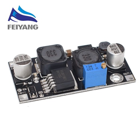 XL6019 (XL6009 upgrade) Automatic step-up step-down Dc-Dc Adjustable Converter Power Supply Module 20W 5-32V to 1.3-35V(HEI) ► Photo 1/1