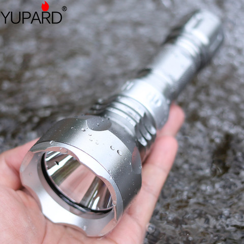 yupard underwater Waterproof Diving diver XM-L2 LED T6 LED yellow light Flashlight Torch Lamp AAA 18650 rechargeable battery ► Photo 1/1