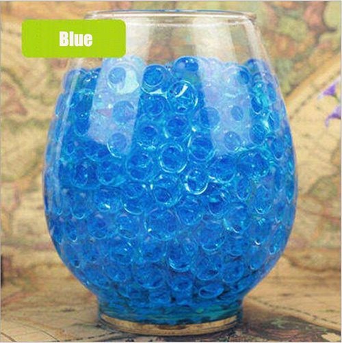 600 Pcs/bag Water Crystal Soil Beads Orbiz Balls Hydrogel Gel Blue