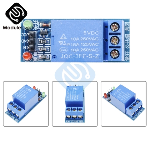 1CH 1 Channel Relay Module Interface Board Shield For Arduino 5V Low Level High Level Trigger One PIC AVR DSP ARM MCU DC AC 220V ► Photo 1/6