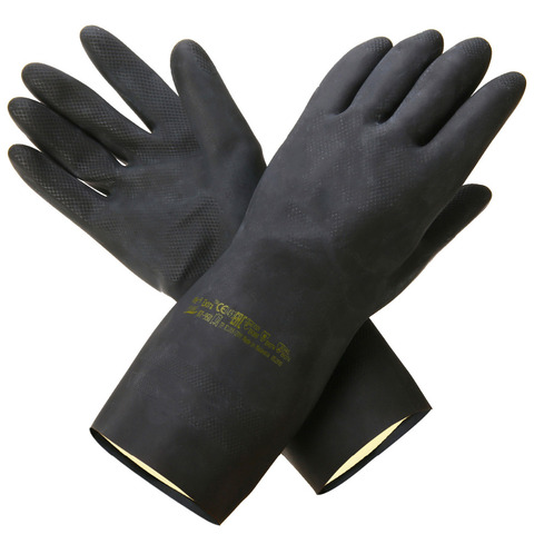 Heavy Duty Natural Rubber Garden Gloves Acid Alkali Resistant Chemical Gauntlet Gardening Protective Gloves for Garden Tools ► Photo 1/1