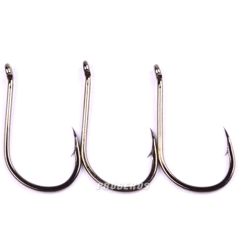 50pcs/lot Fishing Hooks Set Barbed Single Circle Carp Hook High Carbon Steel Sea Fishinhook Fly Fishing Accessories Tackle ► Photo 1/1