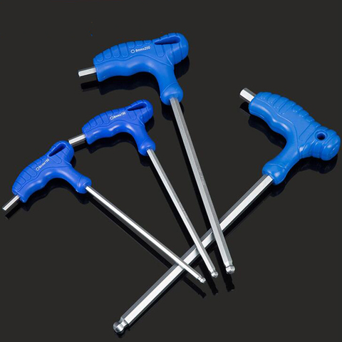 1pc Wrench Long Arm Star Torx Allen Hex Key Wrench Spanner Hexagon T Type Wrenches Bicycle Repair Tools ► Photo 1/5