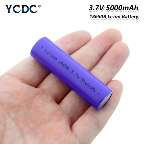 18650 Battery 3.7V 5000mAh high-discharge Li-ion Lithium Li-polymer  Rechargeable Bateria Batterie For LED Flashlight Torch - Price history &  Review, AliExpress Seller - Panasonic-Battery Store