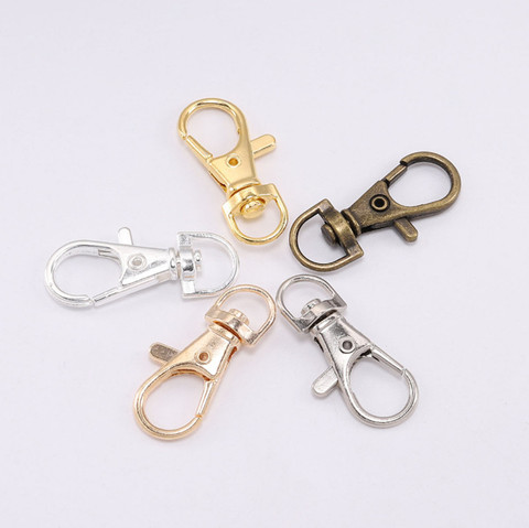 Gold Split Keychain with Lobster Clasp