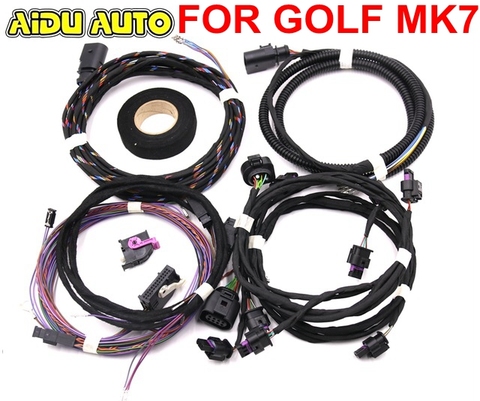 Auto Parking Front and Rear 8K 12K PLA PDC OPS Install Harness cable wire For VW Golf 7 MK7 VII ► Photo 1/1