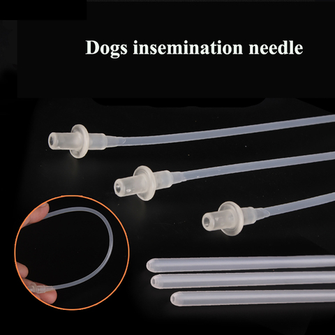 10PCS disposable pet canine artificial insemination pipe plastic dog sheep pipes sperm semen seminiferous duct catheter tube ► Photo 1/6