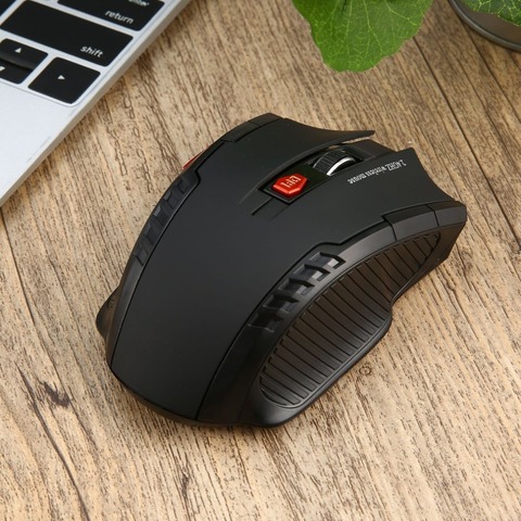2.4GHz USB Wireless Mouse 1600DPI Optical Game Mouse Designed for Home Office Game Playing With Mini USB Receiver Optical Mice ► Photo 1/6