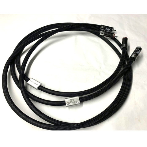 Hifi Gryphon carbon fiber RCA plug socket Audio Amplifier CD DVD player Speaker RCA Interconnector cable  pair ► Photo 1/4
