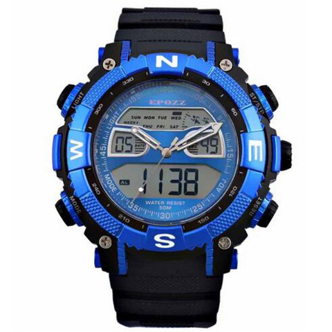 Epozz Men Sports Watches Male Clock Fashion LED Digital And Analog Watch Military Multifunctional Wristwatches relogio masculino ► Photo 1/6