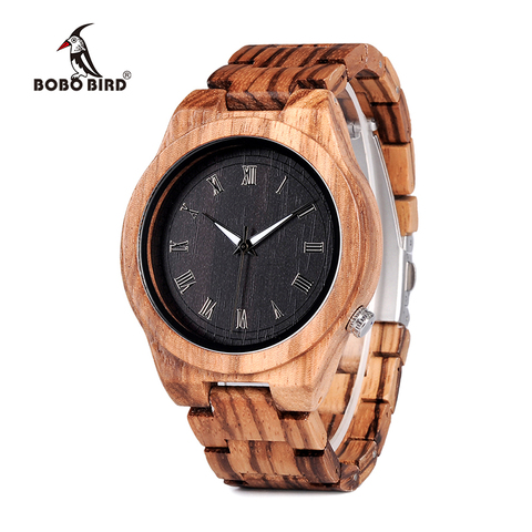 BOBO BIRD Mens Watches Luxury Brand Top Men Watch Relogio Masculino Wooden Wristwatches Timepieces W-M30 DROP SHIPPING ► Photo 1/6