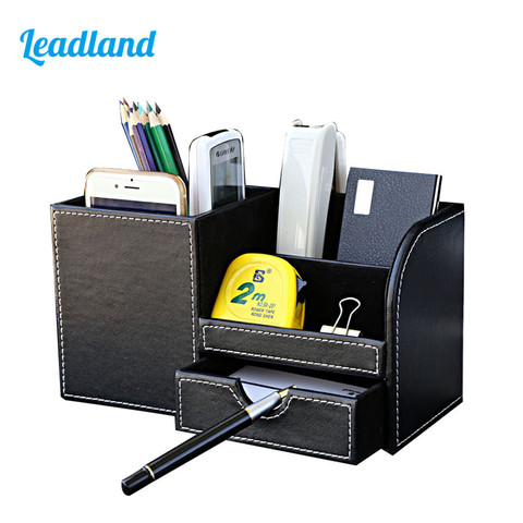 Multi-Function Desk Stationery Organizer Pen Holder Pens Stand Pencil Organizer for Desk Office Accessories Supplies Stationery ► Photo 1/6