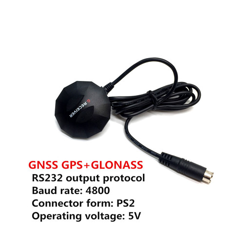 TOPGNSS GPS RS232 output protocol baud rate 4800 gps glonass GNSS receiver Connector form PS2 Operating voltage: 5V ► Photo 1/6