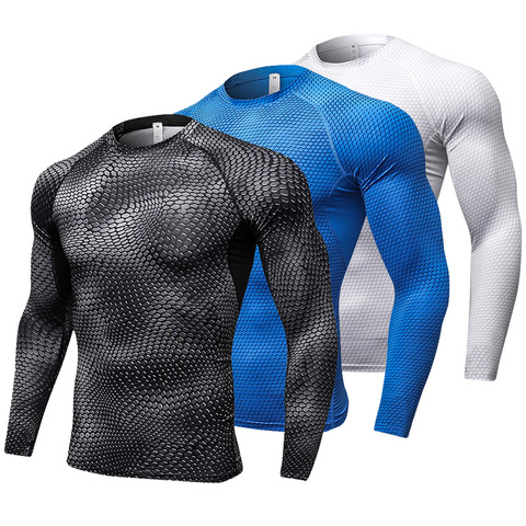 Long Sleeve Fitness Tights Sport Shirt Men , Quickly Dry  Soccer Jersey Running T-shirts Gym Clothing Crossfit Top Mens Rashgard ► Photo 1/5