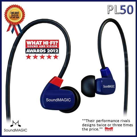 Soundmagic PL50 Balance Armature hifi in ear earphones, good sound quality China famous brand New original Free airmail shipping ► Photo 1/6