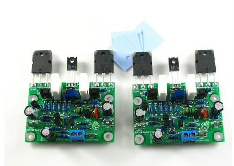 DIY 2pcs NAIM NAP250 MOD Stereo Dual channel Power amplifier board  RMS 80W 8R For Speakers ► Photo 1/4