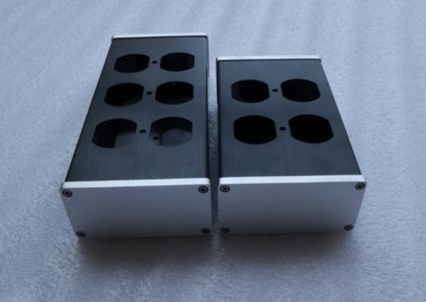 DIY HIFI Aluminum chassis US standard Power Strip case PSU cox ► Photo 1/4