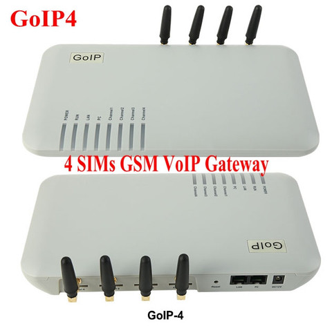 GoIP_4 ports gsm voip gateway/Voip gsm gateway / GoIP4 Gateway support SMS and IMEI changeabl- special price offer ► Photo 1/4