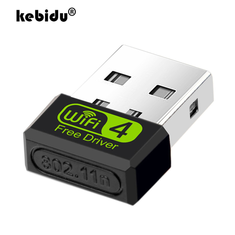 kebidu Wireless USB WiFi Adapter 150Mbps wi fi Dongle PC Network Card Free Driver wifi Adapter Lan USB Ethernet Receiver AC ► Photo 1/6