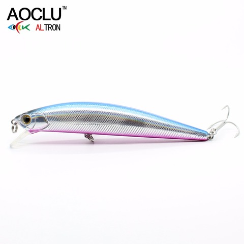 AOCLU wobblers Super Quality 5 Colors 11cm 23g Hard Bait Minnow Crank Fishing lures Bass Fresh Salt water 4# VMC hooks ► Photo 1/6