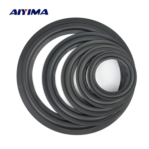AIYIMA 2Pcs Audio Speaker Rubber Surround 4/5/6.5/8/10 Inch Speakers Rubber Fold Edge Speaker Repair Parts Accessories ► Photo 1/6