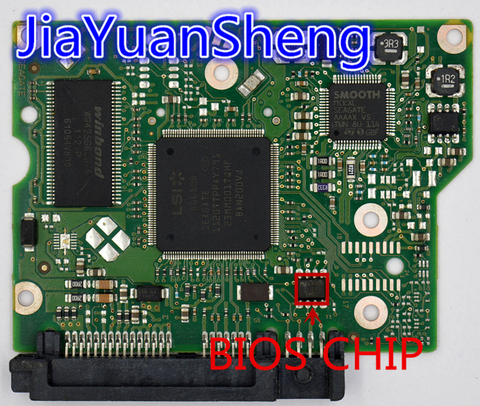   Jia Yuan Sheng  Logic Board/ 100617465 REV B /2008, 2006 ,0114/ ST3000DM001 ,ST2000DL003 , ST2000DM001  ► Photo 1/2