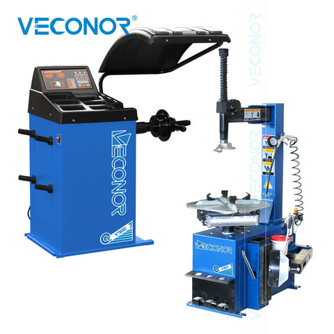 Semi-automatic Car Tire Changer Machine and Wheel Balancer Combo Basic Model with CE ► Photo 1/6