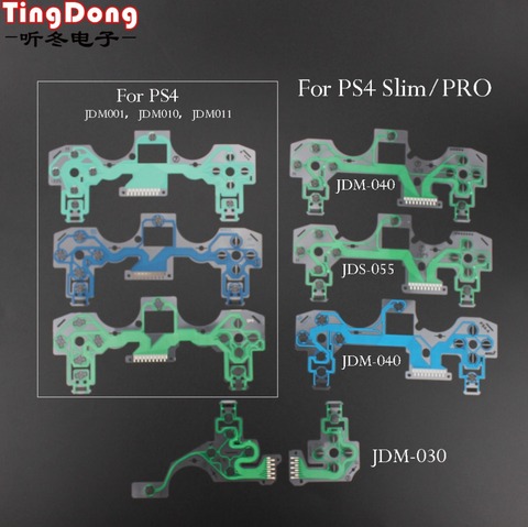 For PS4 Slim pro controller conductive film flex cable high quality for ps2 PS3 ps4  joystick repair part JDS-001 JDM-030 040 55 ► Photo 1/6