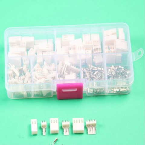 KF2510 Kits 50 sets Kit 2p 3pin 4 pin Pitch electrical connector with box male female 2.54mm wire connector terminal ► Photo 1/4