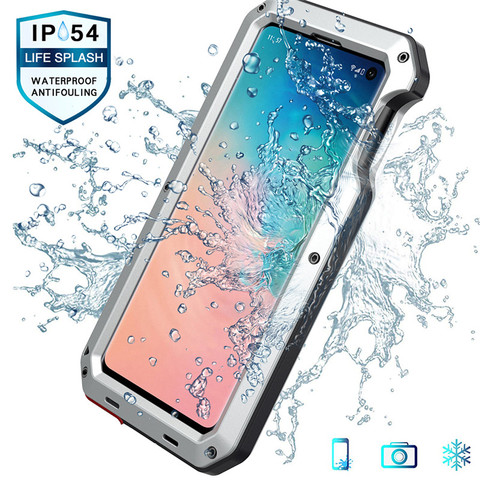 Luxury Doom Armor Case For Samsung Galaxy S10E Metal Cases S10 Plus Shockproof  Full Protective Rugged Military Protection Funda ► Photo 1/6