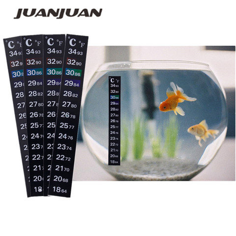 1/2/3/5pcs /lot stick-on digital aquarium Fish Tank  fridge Thermometer Sticker Temperature temp measurement  stickers 20% ► Photo 1/6