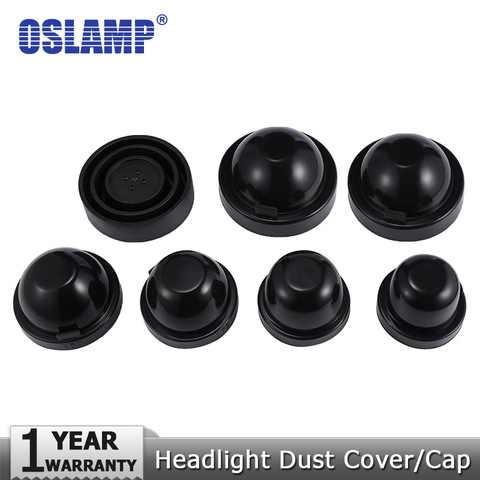 Oslamp 1 Pair HID/LED Headlight Housing Dust Covers Rubber Waterproof Dustproof Headlamp Seal Dust Cap Car Styling Accessories ► Photo 1/1