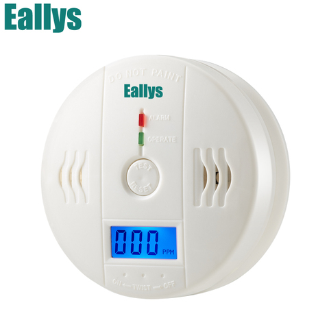 High Sensitive Home Security 85dB Warning LCD Photoelectric Independent CO Gas Sensor Carbon Monoxide Poisoning Alarm Detector ► Photo 1/5