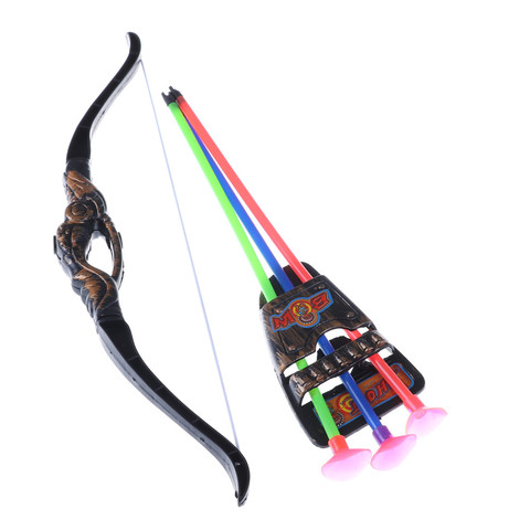 35Cm Funny Outdoor Garden Games Toy Shooting With Sucker Plastic Archery Bow And Arrow Toys For Children With Sucker Gifts Set ► Photo 1/6